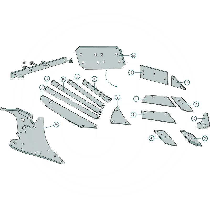 Mouldboard slat | 3444021 | zdjęcie nr 2
